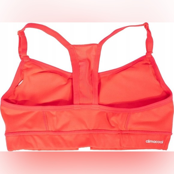{SOLD} Adidas Strappy Hot Pink Sports Bra- Size Medium - Picture 2 of 6